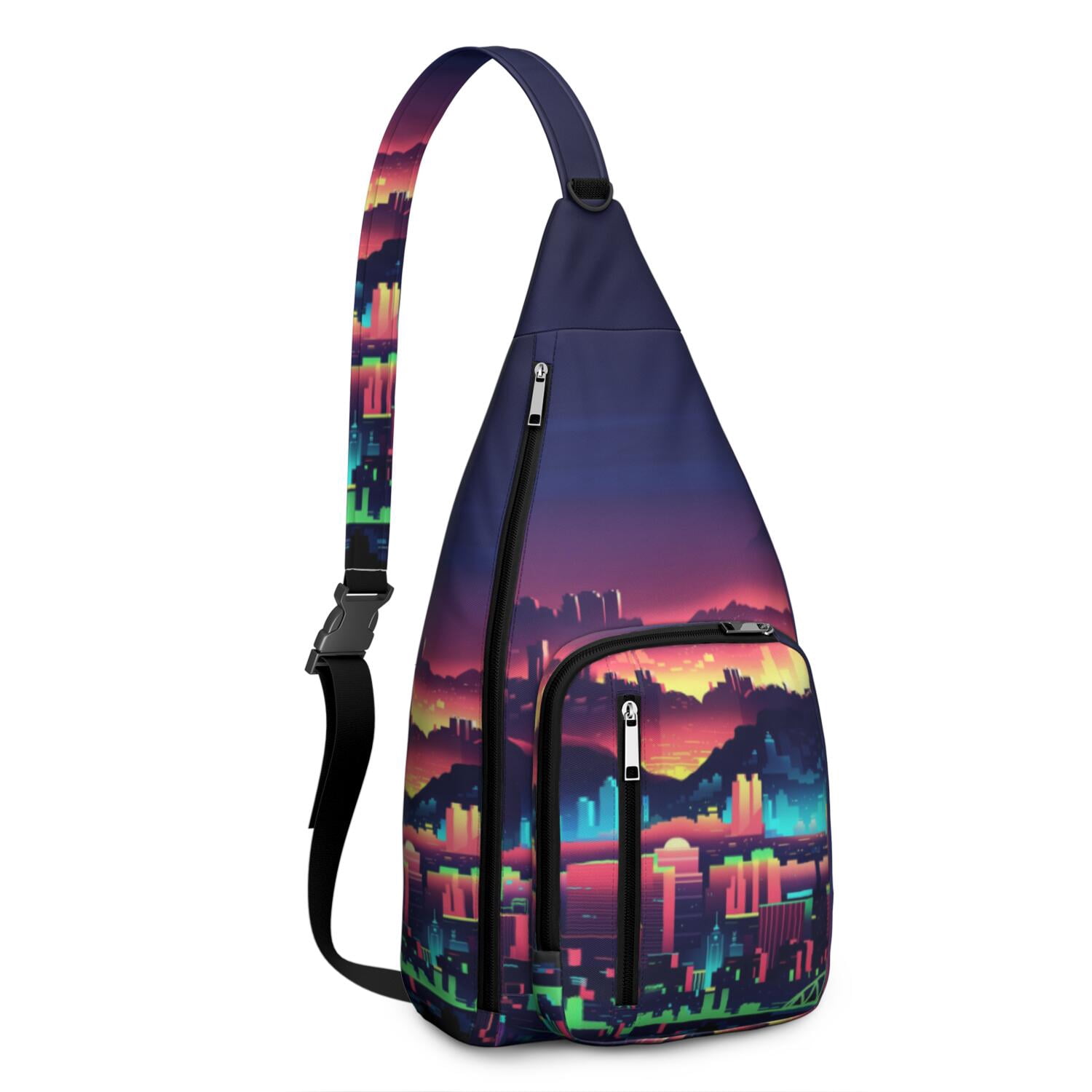 Travel Smart Sling Bag - Vintage Inspired Water-resistant Shoulder Pack for Journey, Commute & Daily Use (Women & Men)