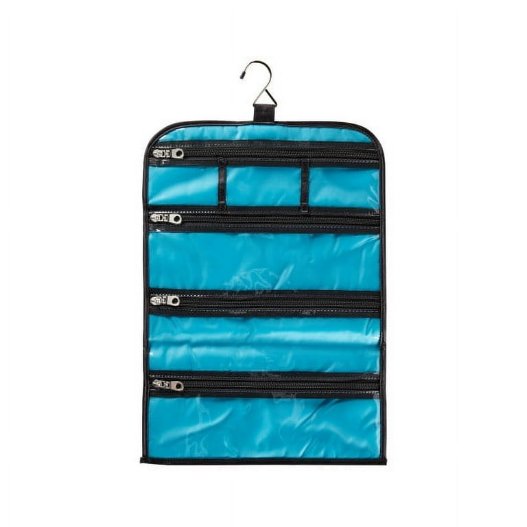 BAGSMART Peri Folding Jewelry Roll, Teal