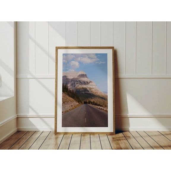 Travel Snapshot Montana Rocky Mountains Glacier Outdoorsy Us Poster, Thoughtful Travel Inspired Theme For Home, Bedroom And Office Decor