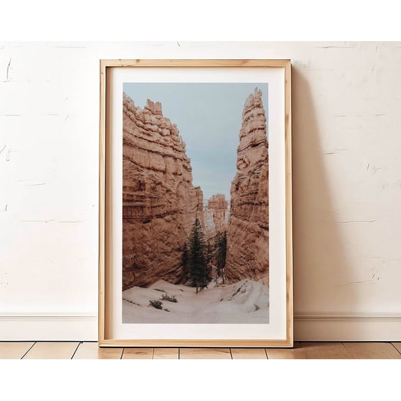 Travel Snapshot Utah Print Bryce Canyon Art Wall Decor Utah Wall Art Gift For Traveler Outdoorsy Us Rustic Scenery Wall Art, Modern Wall Decor, 8x12 UNFRAMED