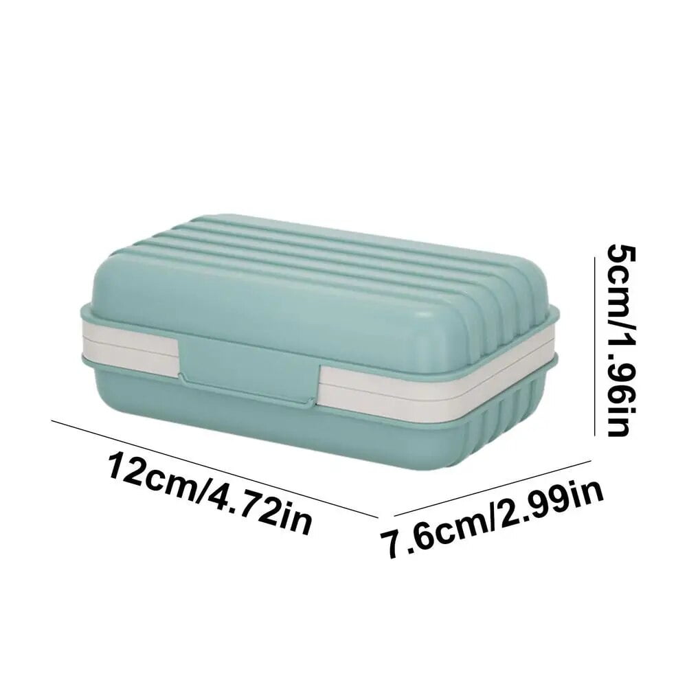 Travel Soap Box With Lid Bar Soap Dish Portable Soap Holder Travel Case Universal Soaps