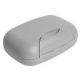 thumbnail image 1 of Travel Soap Case with Lid,Soap Box Container Holder, Soap Dish Bar Holder Container Box,Travel Bar Soap Container,Soap Holder Container,Portable Soap Box for Shower,Bathroom,(Gray,4.72x2.76 in), 1 of 9