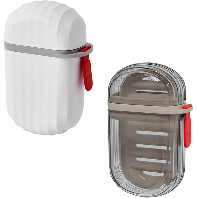 Travel Soap Case,Soap Container For Traveling Leak Proof, Clear Travel