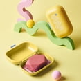 thumbnail image 1 of Travel Soap Case, Waterproof Portable Container with Ventilated Lid, Cute Bath Accessory for Hotels, Gym, Compact Toiletry Storage Solution Yellow 4.52x2.95x1.88'', 1 of 6