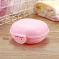 thumbnail image 1 of Travel Soap Container with Lock - Leak-Proof PP Plastic Soap Box for Shower, Hiking & Business Trips - 8.7x8.7x4cm Portable Dish Case, 1 of 2
