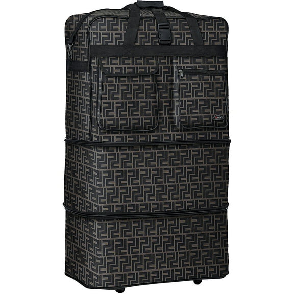 Travel Sport Hipack 30" Inch expandable wheeled duffle bag Coffee Print