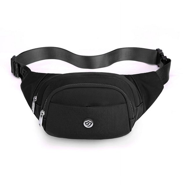 Travel Sports Bag Waist Bag Fanny Pouch Crossbody Bag,Black