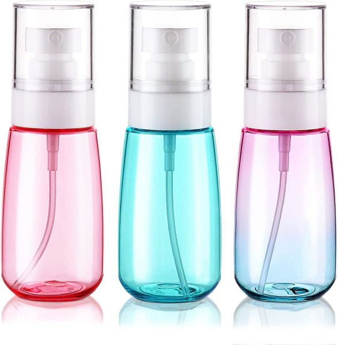 Travel Spray Bottle TSA Approved 2oz 60ml 3 Pack Leak Proof Fine Mist Spray Bottles Empty