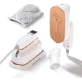 thumbnail image 1 of Travel Steamer, 1300W 15S Heat Up Portable Steamer for Clothes, 180° Rotatable, 3 Steam Modes, Wet and dry Garment Steamer for Travel Home, 1 of 8
