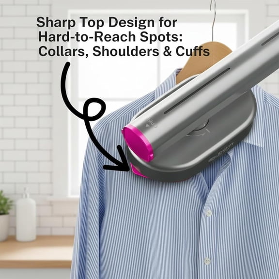 Travel Steamer for Clothes, 1200W Handheld Garment Steamer & Iron 2-in-1, 15s Fast Heat-up Portable Steam Iron with Large Ceramic Panel, 120V Mini Ironing Machine for Home, Travel and Business