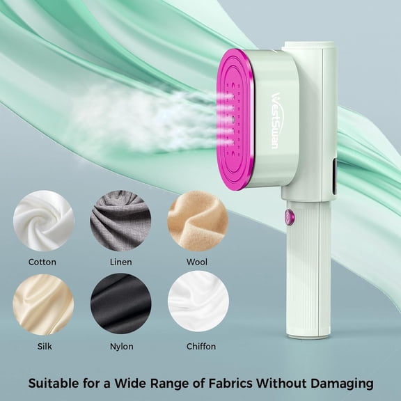 Travel Steamer For Clothes, Portable Garment Steamer with Rotatable Ironing Surface, 2 In 1 Iron Steam, Keep Your Clothes Wrinkle-free On The Go, Compact Clothes Steamer for Home and Travel