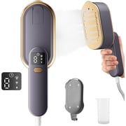 Travel Steamer for Clothes,1200W Portable Iron,10s Heat Up,Steamer   Iron 2 In 1, Travel Size,Large Ceramic Heat Panel