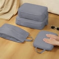 thumbnail image 1 of Travel Storage Bag 4 Pcs Set Waterproof Double Layer Zipper Business Travel, Large Capacity Expandable, Minimalist Design, Protects Gear Sesolutionly, Luggage Suitcases Commuter Gear, Travel, 1 of 9