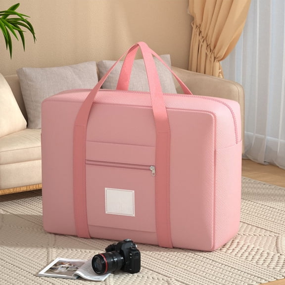 Travel Storage Bag, Foldable Luggage Bag, Waterproof Handbag, Multi Functional Storage Bag, Extra Large Clothes Organizer, Portable Travel Bag, Travel Clothes Storage, Foldable Bag