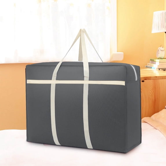 Travel Storage Bag, Large Capacity Duffle Bag for Moving and Travel, 35x23x11 Inch Portable Organizer Made From Non-Woven Fabric