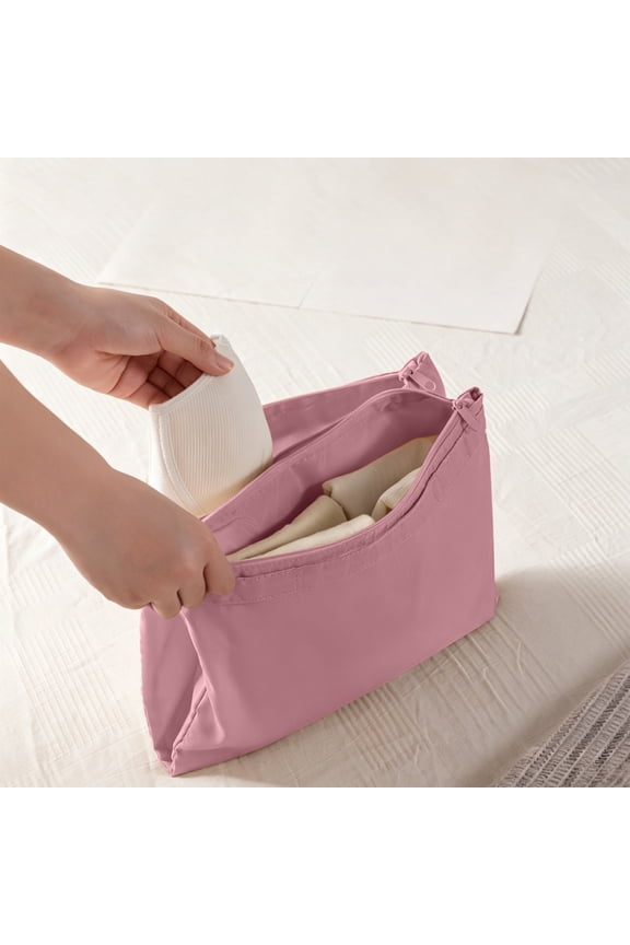 Travel Storage Bag Set Waterproof Underwear Pouch, Portable Luggage Organizer for Dirty Clothes and Socks, Compartment Packing Bag for Cosmetics, Foldable Travel Pouch for Home and Suitcase