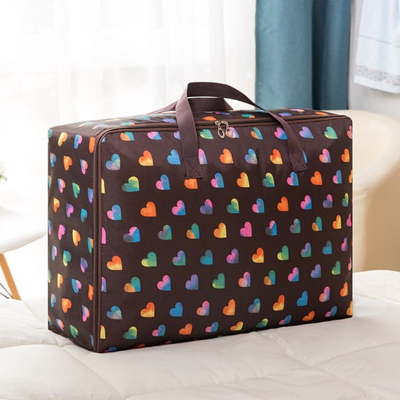 Travel Storage Bags Extra Large Waterproof Foldable with Pull Rod Multi-Functional Handbag for Travel Moving Luggage Storage Clothes