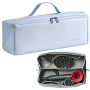 Travel Storage Case for Dyson Airwrap Styler, Large Opening Travel Storage Bag Compatible for Shark Flexstyle Air Styling & Drying System, Portable Carrying Organizer for Hair Curler Off-White