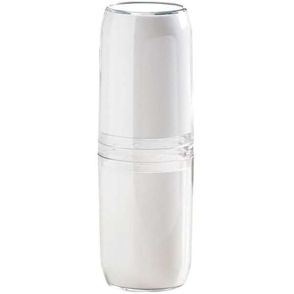 Travel Storage mouthwash Mug, Transparent Toothbrush Mug, Dual-Purpose Couple Tooth Cup universal Four cups