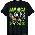 thumbnail image 1 of Travel Summer Vacation Jamaica Girls Trip 2024 High Heel T-Shirt, 1 of 4
