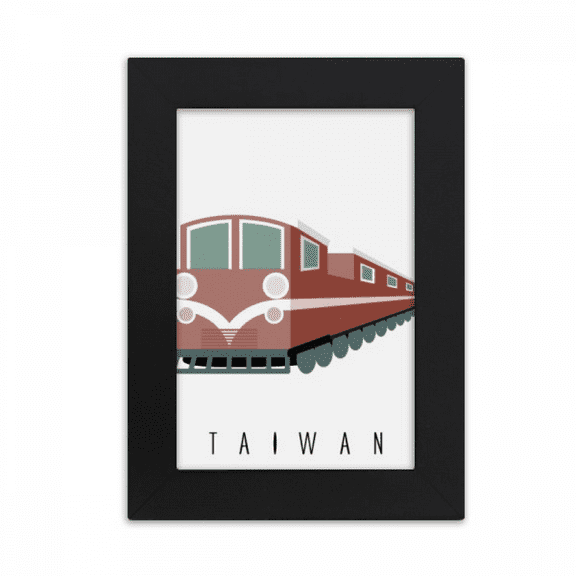 Travel Taiwan Train Desktop Photo Frame Picture Display Art Painting Exhibit