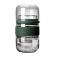 thumbnail image 1 of Travel Tea Set Glass Portable Teapot Set for Daily Use Birthday Gifts - Green, 1 of 9