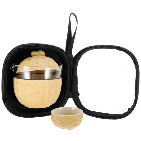 NIAIZEK Multi-Color Ceramic Teapot and Cup Set, Portable and , Ideal for Home and Office Use, 1 Set