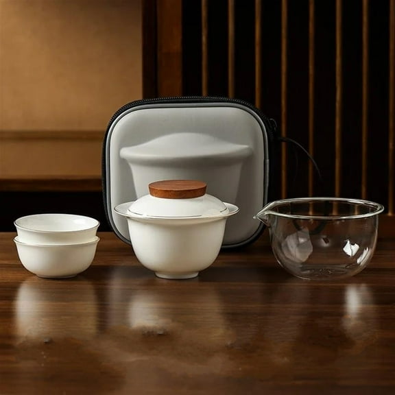 Travel Tea Set Portable Kung Fu Tea Set Ladies Exquisite Teapot One Man Quick Cup Brewing Cups