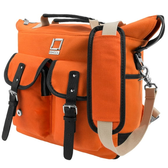 Travel Tech Organizer Shoulder Bag  Fits Tablet & Small Laptop, Multi Pocket Cable & Accessory Storage Case