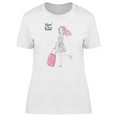 thumbnail image 1 of Travel The World, Tourist Girl T-Shirt Women -Image by Shutterstock, Female x-Large, 1 of 2