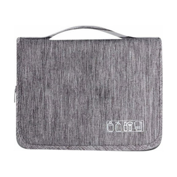 Travel Toiletries Bag for Men Business Trip Large Capacity Cosmetic Bag with Dry Wet Separation Portable Makeup Organizer