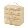 thumbnail image 1 of Travel Toiletries Bags Mesh Toiletry Bag Multi-Layer Cosmetics Storage 22X20X14Cm Large Capacity Portable Sundry Bag Travel Toiletry Bag, 1 of 6