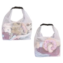 Travel Toiletry Bag 2pack/Set,Clear Waterproof EBA Dirt-resistant Makeup Pouch Kit for Men Women Shaving Shower Accessories