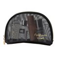 thumbnail image 1 of Travel Toiletry Bag Cosmetic Pouch Durable Large Opening Dustproof Portable Waterproof Cosmetic Storage Bag Clear Cosmetic Bag for Gym C, 1 of 9