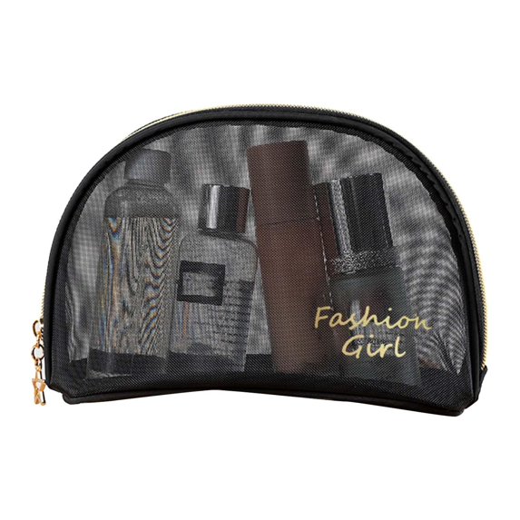 Travel Toiletry Bag Cosmetic Pouch Durable Large Opening Dustproof Portable Waterproof Cosmetic Storage Bag Clear Cosmetic Bag for Gym C