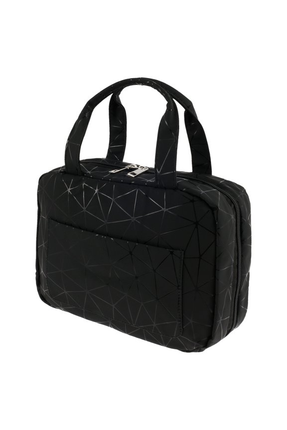 Travel Toiletry Bag with Jewelry Organizer Hanging Travel Bag for Toiletries Makeup Cosmetic Bag Organizer Carry-on Travel Accessories Essentials for Accessories, Shampoo Toiletries