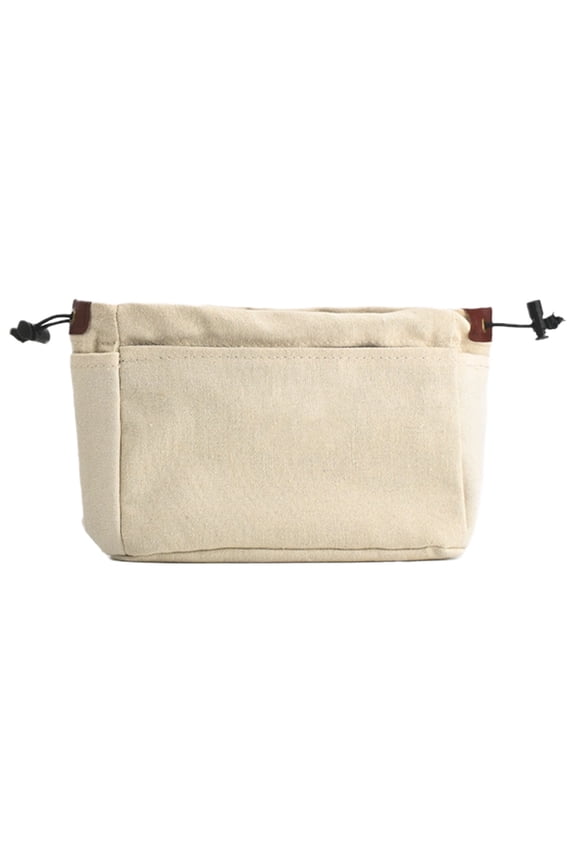 Travel Toiletry Bag, Large Capacity Canvas Cosmetic Pouch, Drawstring Storage Organizer For Travel Daily Use, Portable Storage Bag For Toiletries Makeup And Personal Items