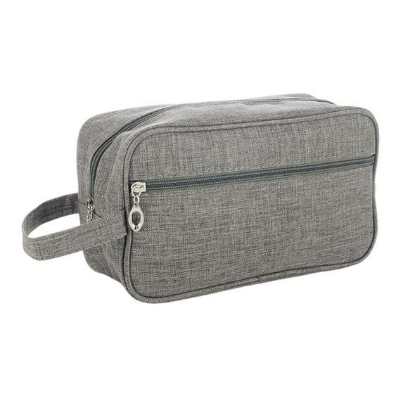 Travel Toiletry Bag, Men's Shaving Kit, Large Capacity Wash Pouch, Nylon Organizer for Business Trip