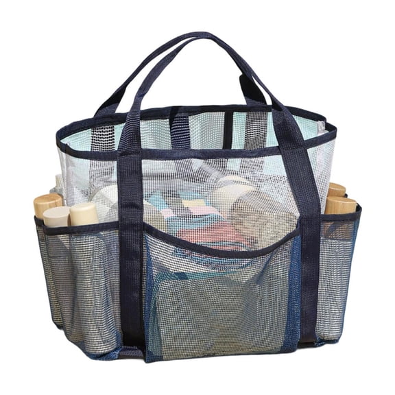 Travel Toiletry Bag Shower Caddy Bag Bathroom Organizer Double-Layers Beach Bag