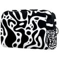 Travel Toiletry Bag,Small Makeup Bag,Abstract Pattern Artistic Style