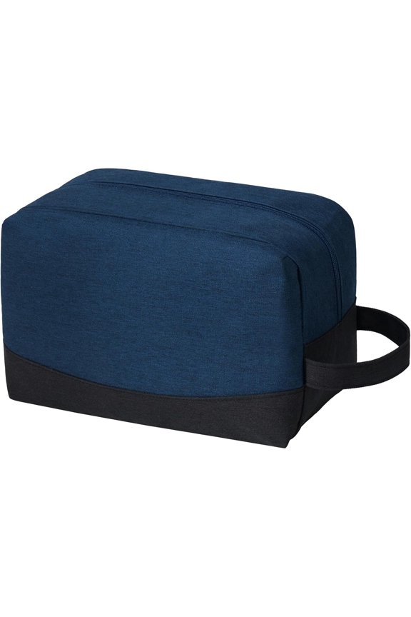 Travel Toiletry Bag - Water Resistant Dopp Kit Large Travel Bag for Toiletries, Accessories - Navy Blue