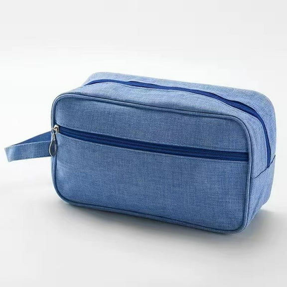 Travel Toiletry Bag for Women and Men,Hanging Cosmetic Bag,Oxford Fabric Toiletry Organizer for Travel,Business Trips and Daily Use,Travel Essentials for Men or Women (Dark Blue)