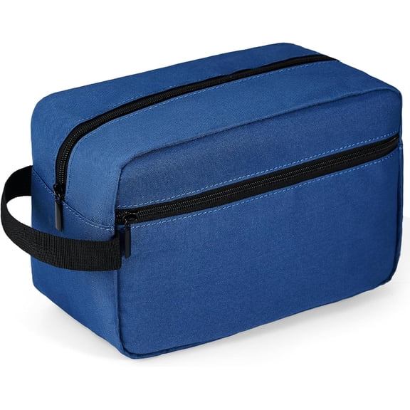 Travel Toiletry Bag for Women and Men,Lightweight Bag Dopp Kit with Shaving Compartment Organizer Large Tool Bag Travel Essentials,Gifts for Men(Large,Navy Blue)