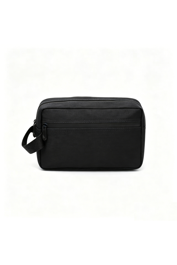 Travel Toiletry Bag for Women and Men, Water-resistant Shaving Bag for Toiletries Accessories, Foldable Storage Bags with Divider and Handle for Cosmetics Toiletries Brushes Tools
