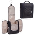 thumbnail image 1 of Travel Toiletry Bag for Women, Makeup Bag Organizer with Hanging Hook Portable Cosmetic Toiletries Case, Make up Accessories for Men, Dark Grey, 1 of 10
