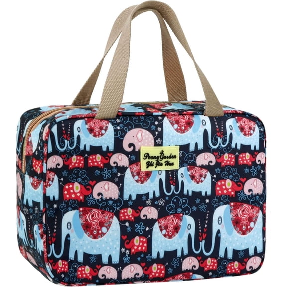 Travel Toiletry Bag for Women, Water-Resistant Cosmetic Bag for Makeup Accessories, Portable Travel Makeup Organizer Little Bear