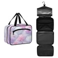thumbnail image 1 of Travel Toiletry Bag with Metal Hook Large Capacity Cosmetic Bag Toiletry Bags for Travel, Gym, Camping Cute Pastel Watercolor Floral, 1 of 9