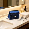thumbnail image 1 of Travel Toiletry Bag with Waterproof Fabric, Inner Mesh Compartments and Zipper for Vacation Business Trips, 1 of 6