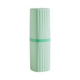 thumbnail image 1 of Travel Toiletry Cup Brushing Cup Toothbrush Holder Set - Portable Toothbrush Case for Home Travel Camping Gym - Plastic Mouthwash Cup with Lid - 1 Pack, 1 of 2