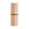 thumbnail image 1 of Travel Toiletry Cup Brushing Cup Toothbrush Holder Set - Portable Toothbrush Case for Home Travel Camping Gym - Plastic Mouthwash Cup with Lid - 1 Pack, 1 of 2